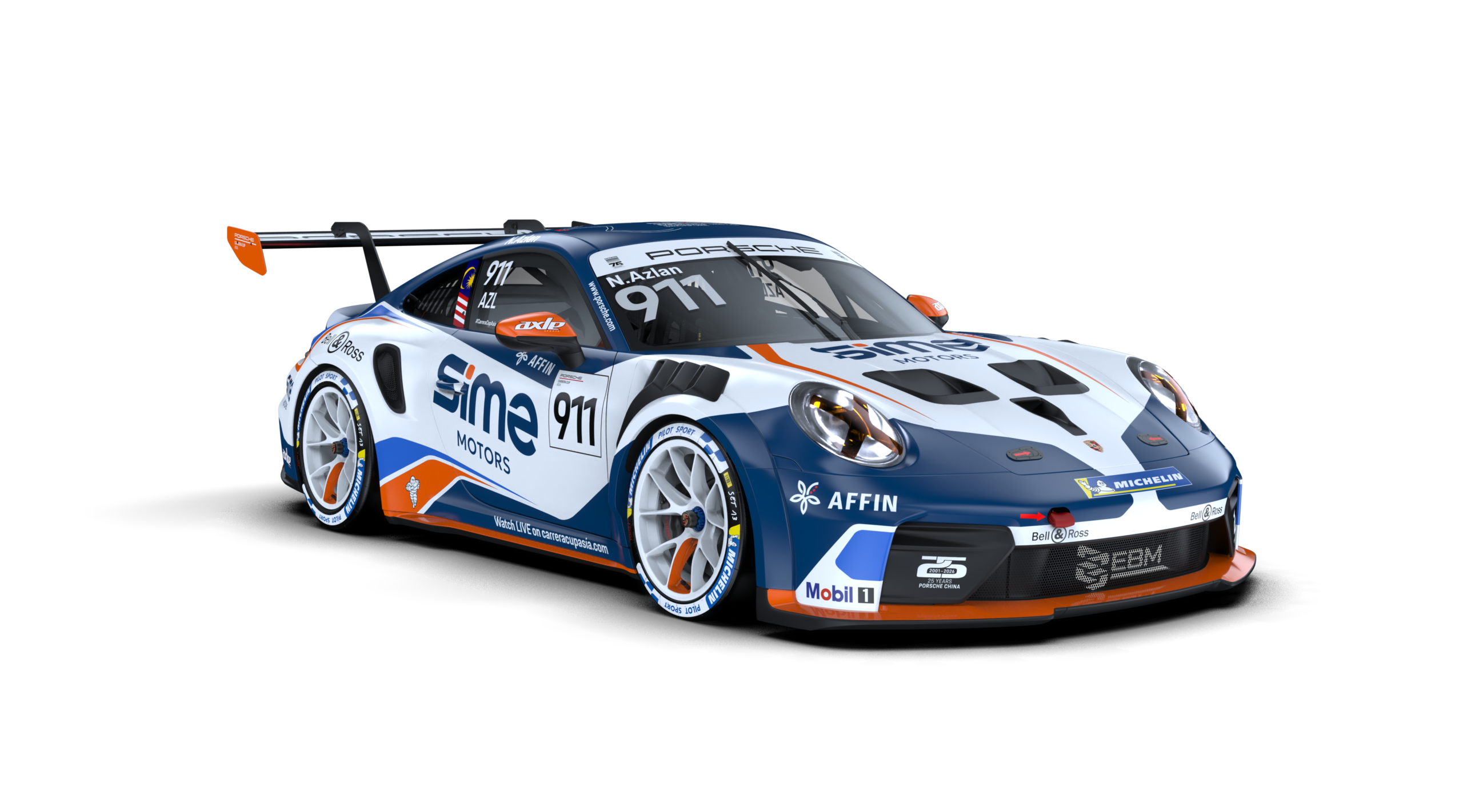 Porsche 911 GT3 Cup (992) — View 2